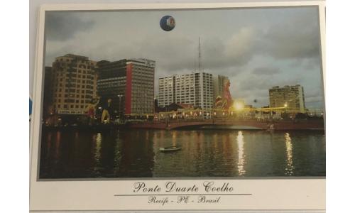 Cart�o Postal Brasil Recife Ponte Duarte Coelho